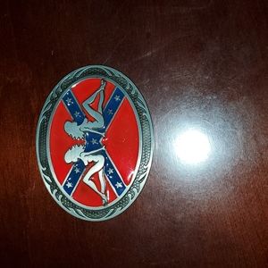 Rebel Trucker Belt Buckle